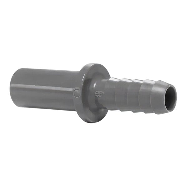 A grey plastic John Guest hose stem adapter with a nozzle.