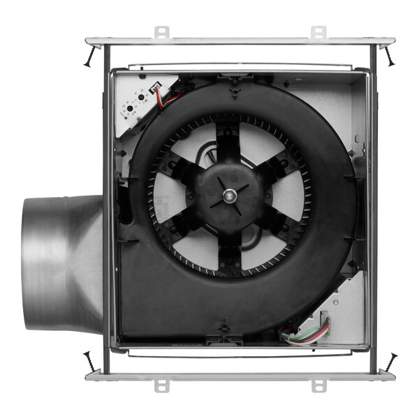 The Broan ULTRA GREEN ZB Series Ceiling Mount Bathroom Exhaust Fan with a fan blade.