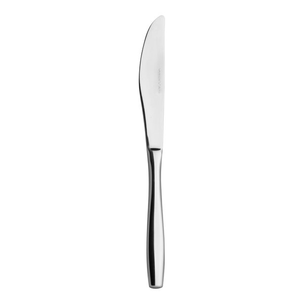 A Varick Avina stainless steel butter knife with a silver handle.