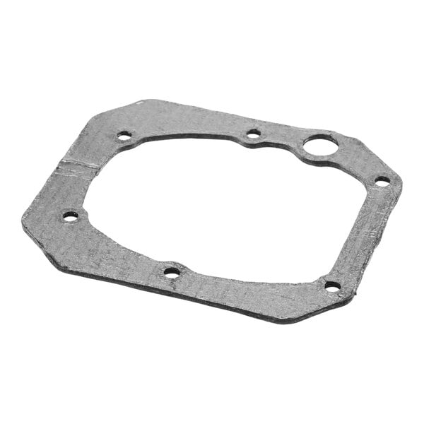 A metal Alto-Shaam gasket with holes.