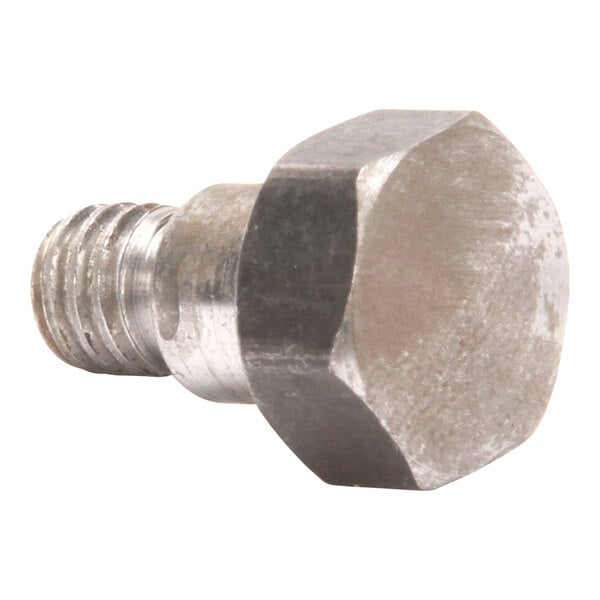 A close-up of a stainless steel Giles Stud.