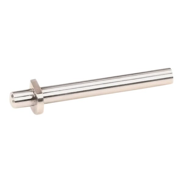 A stainless steel Alto-Shaam door pin with a nut.