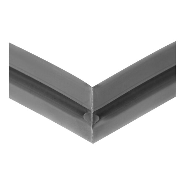 A black and grey square shaped push in gasket for an Alto-Shaam.