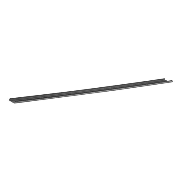 A black metal bar with a long handle.