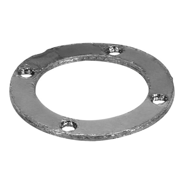 A stainless steel Alto-Shaam gasket with holes.