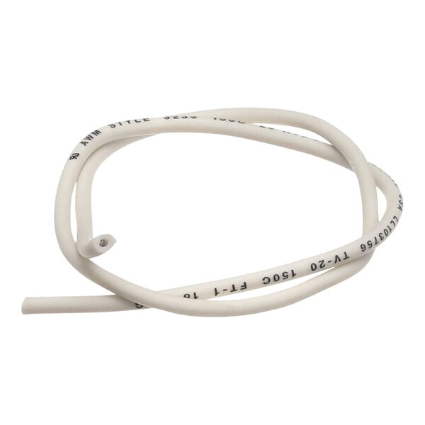 A white wire with black text reading "Giles 24950" on it.