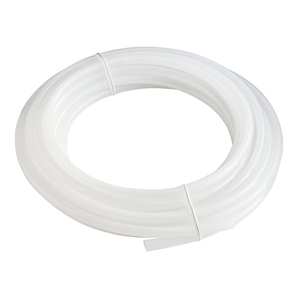 A white John Guest LLDPE tubing coil with a white band