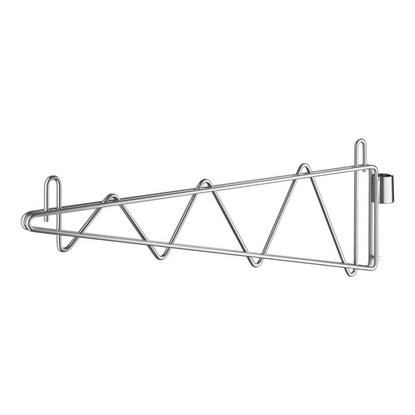 A Regency stainless steel cantilever bracket with a triangle shape.