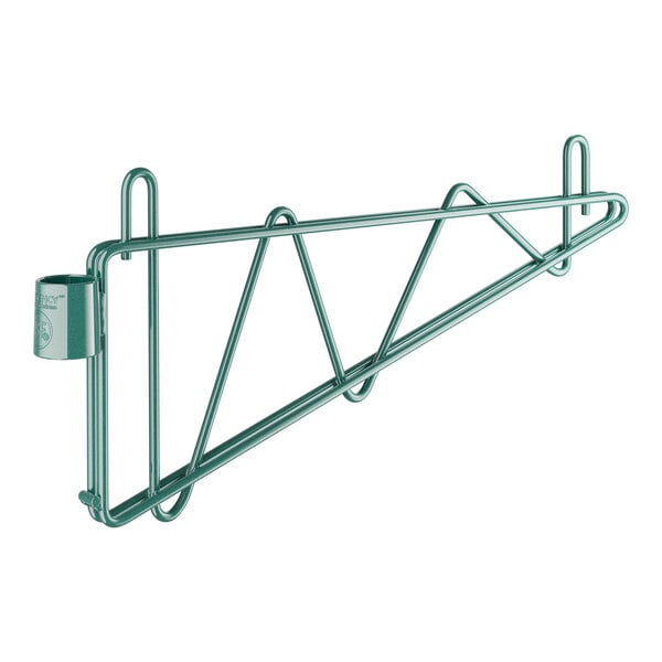 A green Regency metal shelf bracket.