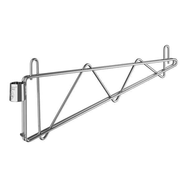 A Regency chrome cantilever bracket for a wire shelf.