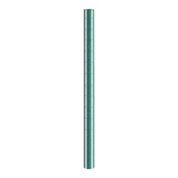 A green cylindrical Regency wall-mount post with white dots.