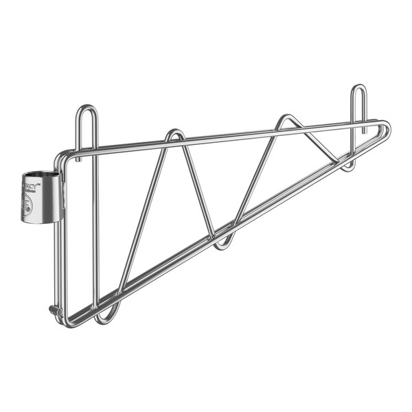 A Regency stainless steel cantilever bracket for a wire shelf.