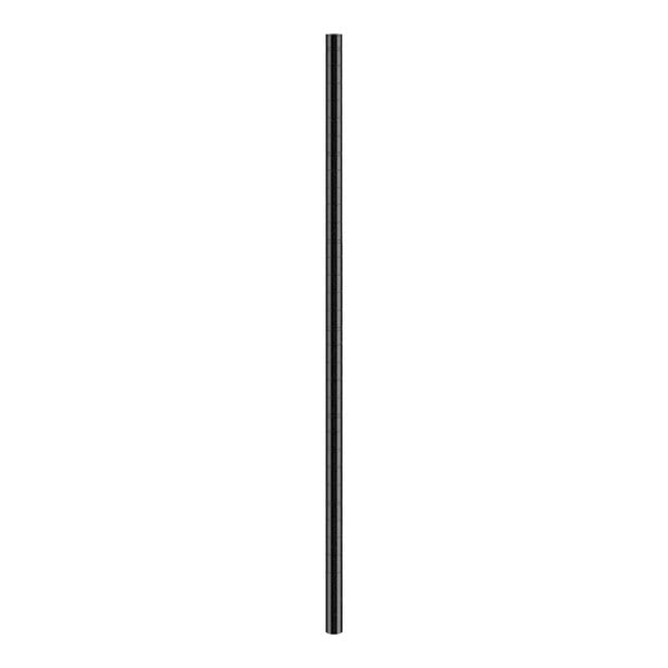 A black metal pole for Regency cantilever shelving on a white background.