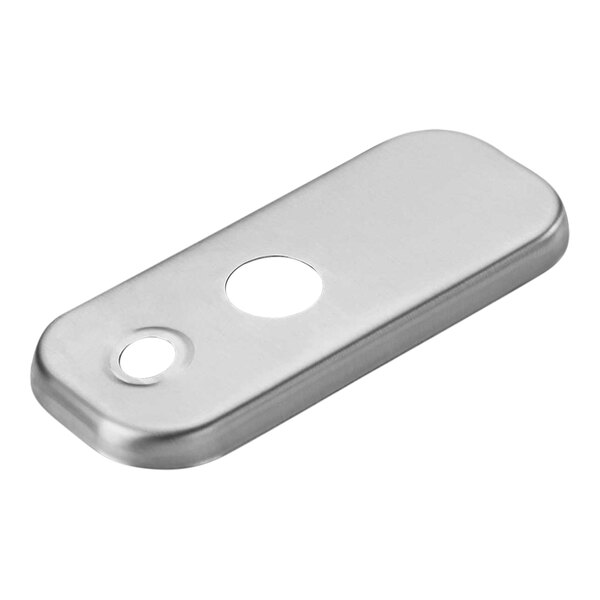 A silver metal Server slim fountain jar lid with holes.