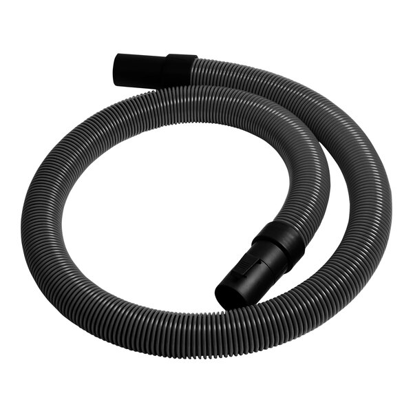 A black flexible DeWalt hose with a 2 1/2" connection.