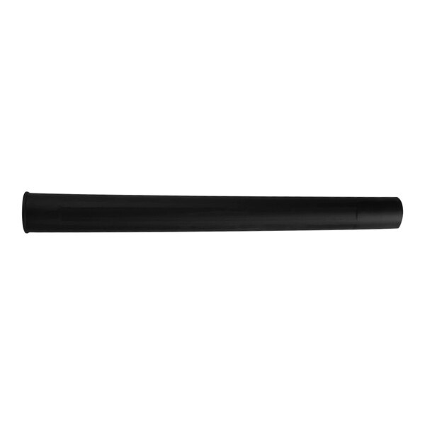 A black rectangular object with a long handle.