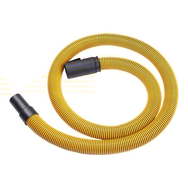 A yellow and black hose.