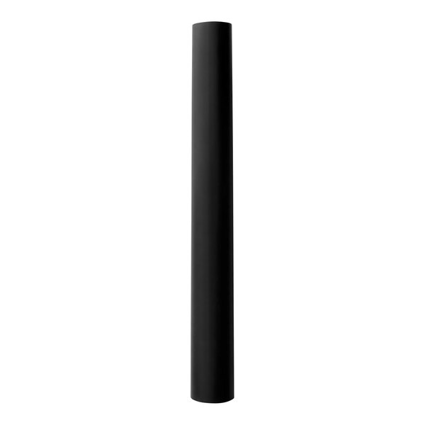 A black cylindrical DeWalt extension wand with a white background.