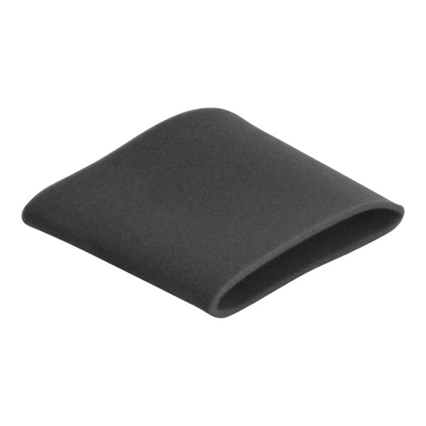 A black foam filter for a Stanley vacuum on a white background.