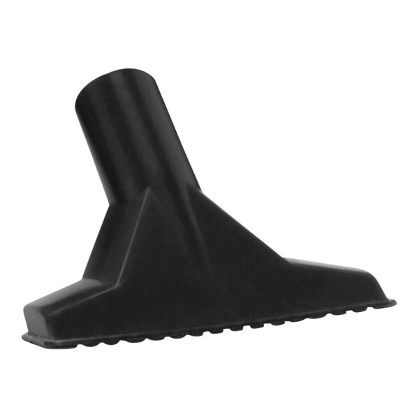 A black plastic Stanley utility nozzle with a handle for a vacuum cleaner.