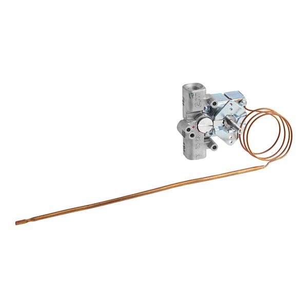 A Robertshaw universal gas cooking control thermostat with a wire.