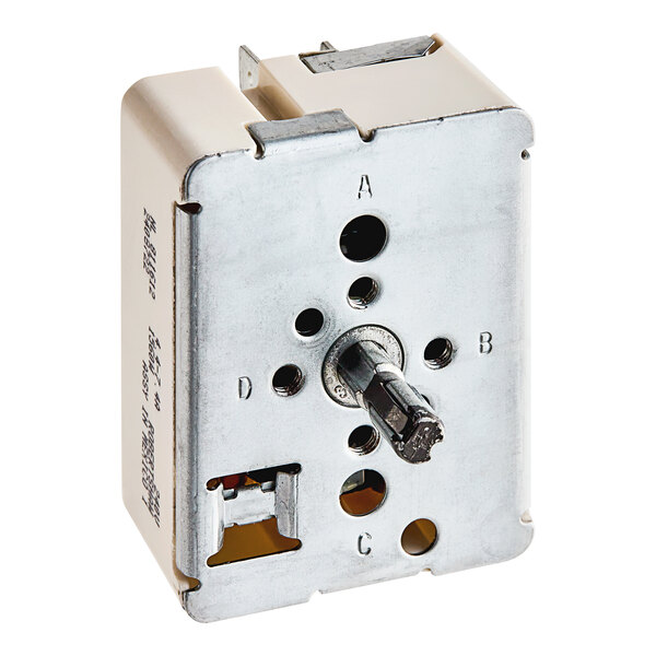 A Robertshaw M Series Infinite Switch with a metal knob.