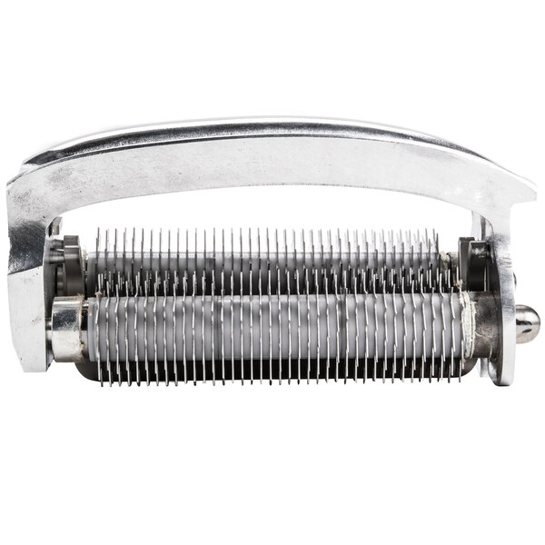 A Hobart LIFT-STAR Star Blades liftout unit for a meat tenderizer with a metal blade and handle.