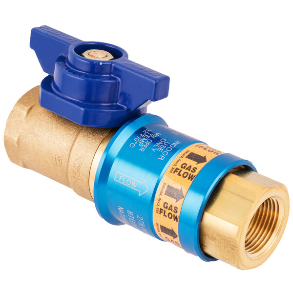 a close-up of a gas flow meter