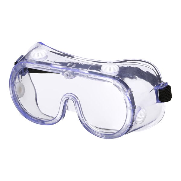 3M Scratch-Resistant Safety Goggles with a black strap.