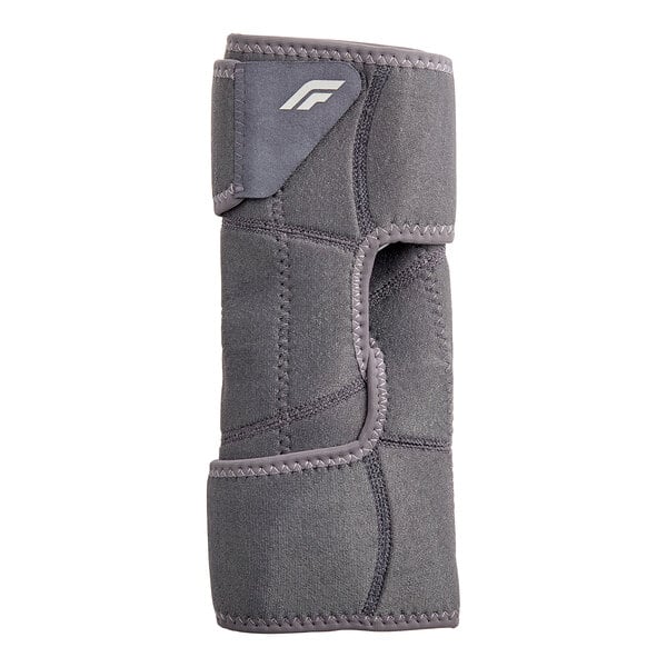 A grey 3M Futuro knee support with a white logo.