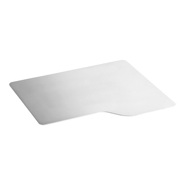 A white plastic Estella weighing tray with a white lid.