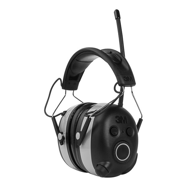 3M WorkTunes Connect headphones with a microphone.