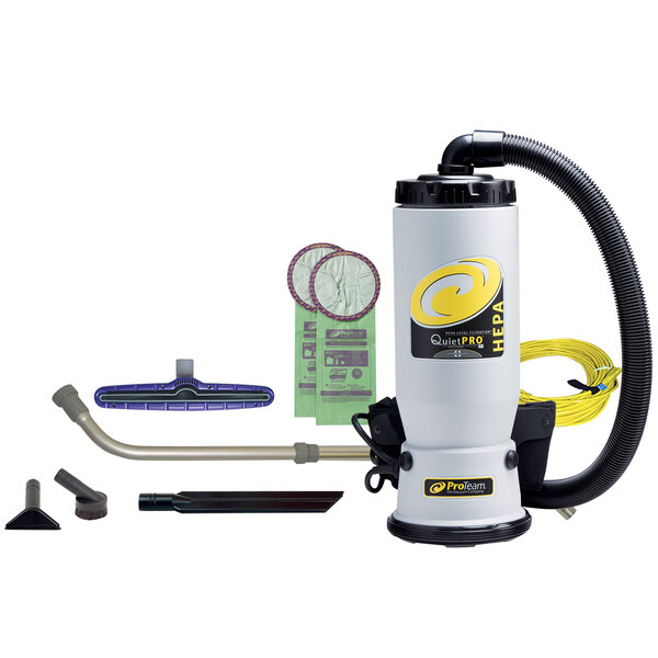 6 Qt. QuietPro BP HEPA Backpack Vacuum 