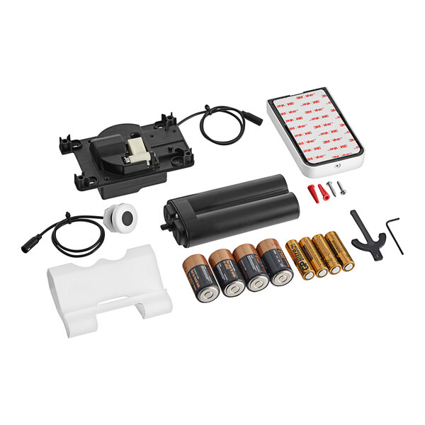 A Flushmate on-wall sensor system with white trim.