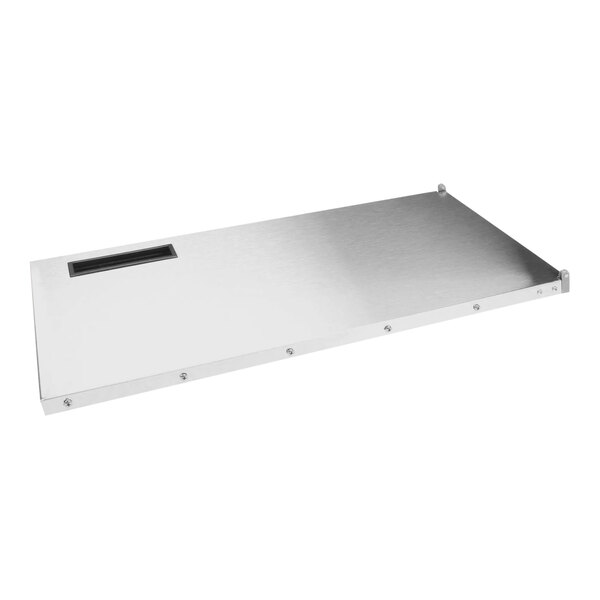 The right door assembly for a Henny Penny fryer with a rectangular window.