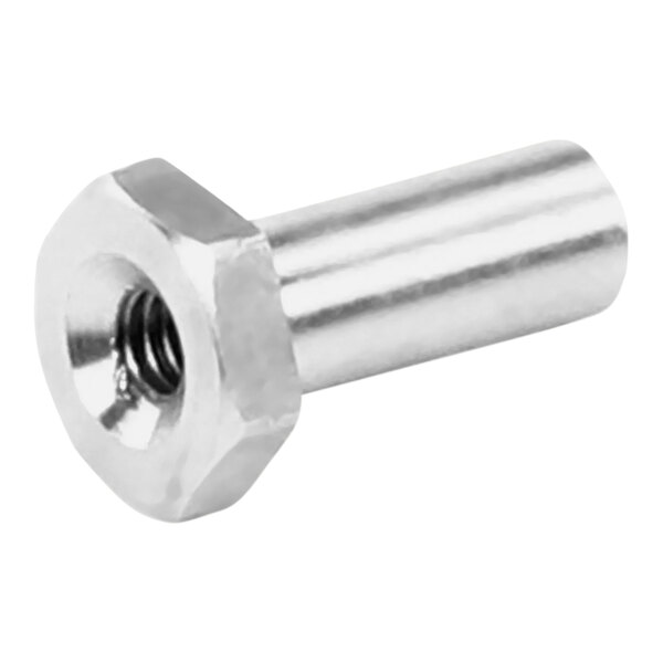 A stainless steel Hoshizaki bolt with a nut.
