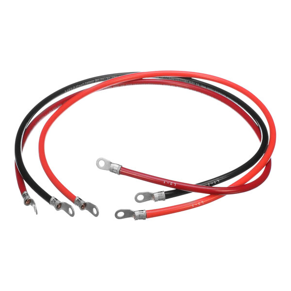 A group of red and black Henny Penny cables.