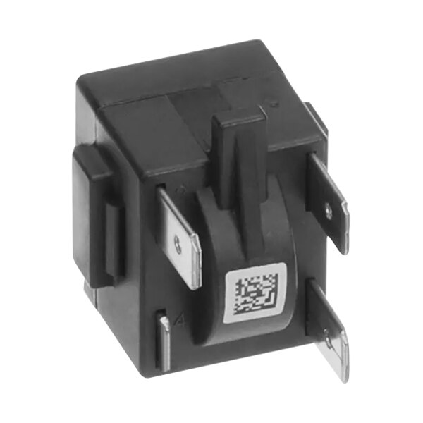 A black square Beverage-Air PTC-EMB relay with a QR code sticker.