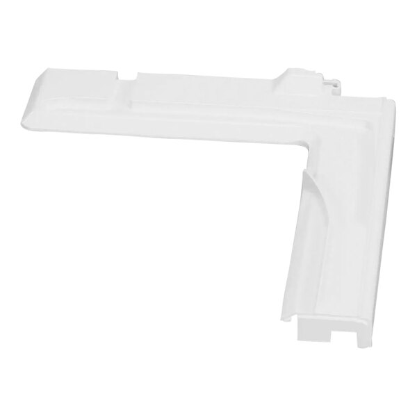 A white plastic Hoshizaki rail corner piece.