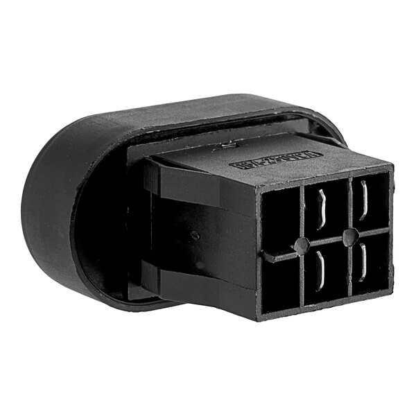 A black plastic Avamix On / Off tilting blender switch with a square hole.