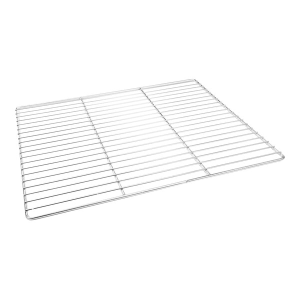 A Henny Penny metal grid shelf for a combi oven.