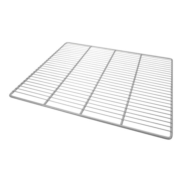 A close-up of a wire rack with white lines.