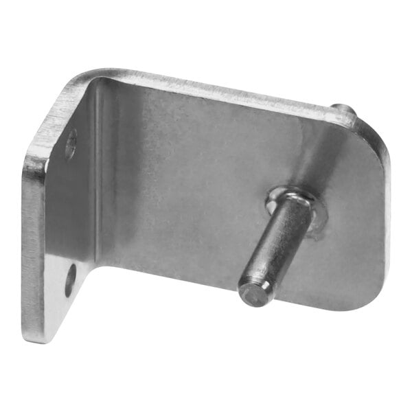 A stainless steel Hoshizaki bracket with screws.