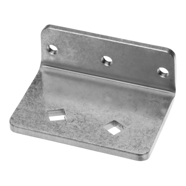 A Hoshizaki metal bracket with holes on the side.