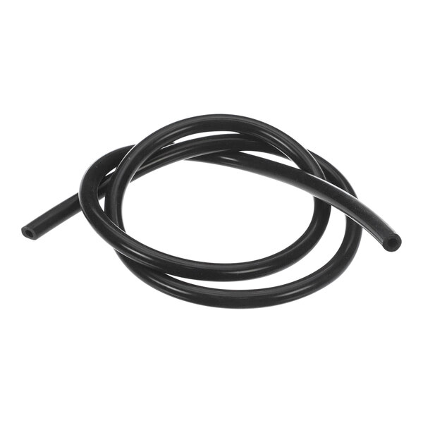 A black tube on a white background.