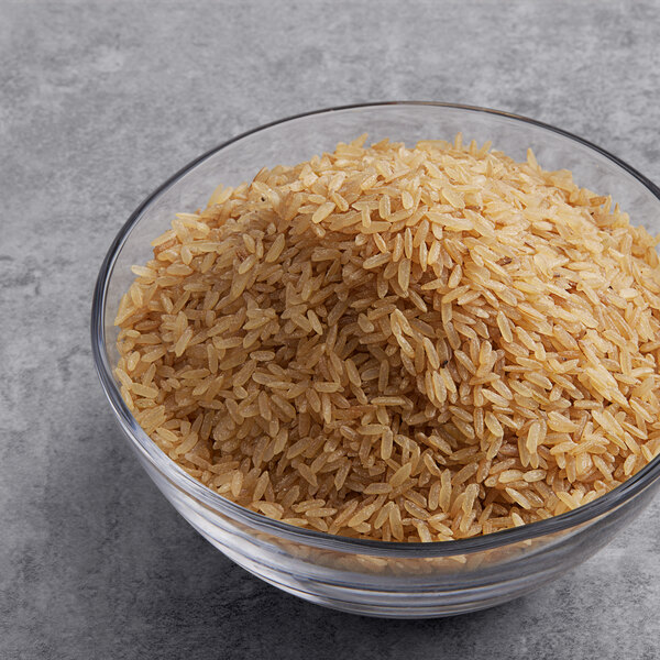 A bowl of Parboiled Brown Rice.