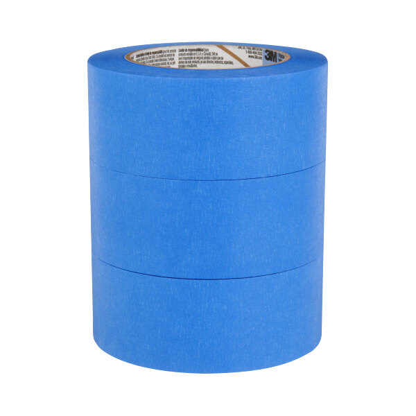 A 3-pack of blue 3M ScotchBlue Painter's Tape rolls.