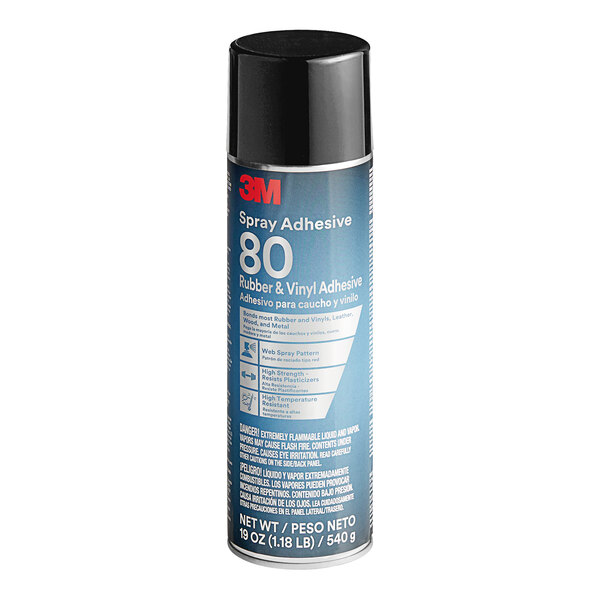 A can of 3M Rubber and Vinyl Spray Adhesive.