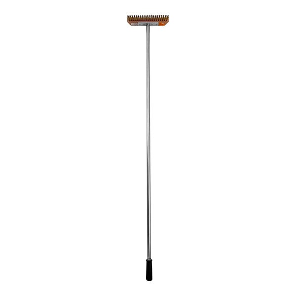 A Wood Stone T-style brush with a medium-length silver metal handle.