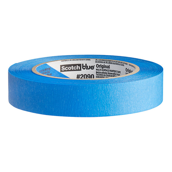 A 3-pack of 3M ScotchBlue™ blue painter's tape on a roll.